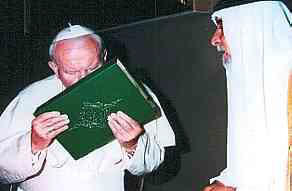 John Paul kissing Koran.jpg